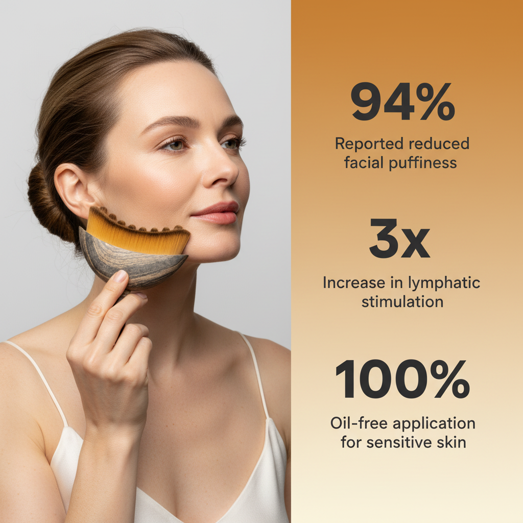 Bruskin Lymphatic Contour Face Brush